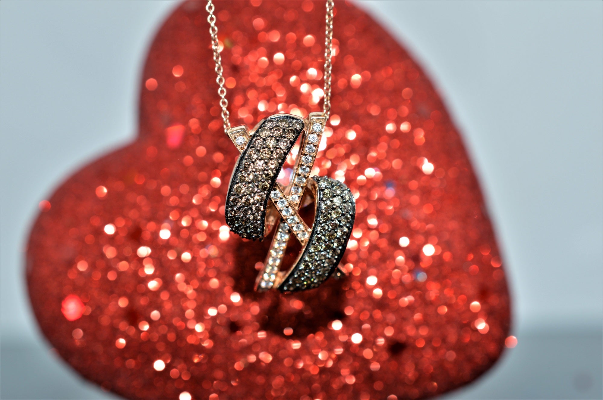 Le Vian Exotics Heart Necklace 7/8 ct tw Diamonds 14K Vanilla Gold 18